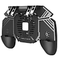 Miniatyrbild 1 av 5: Triggers 6 Fingrar Mobilspelskontroll Shooter Trigger Kylfläkt Powerbank Speljoystick 3 I 1-4000mAh-