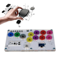 Miniatyrbild 3 av 5: RP2040 Fighting Keyboard+12PCS Tangenter för Joystick 6 Tekken Spel Täckt Punk B