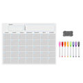 Miniatyrbild 1 av 5: A3 Magnetisk Whiteboard Torr Radering Kalender Set för Kylskåp 17X12 tum