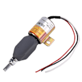 Miniatyrbillede 2 af 5: 24V Brændstofstop Solenoid Brændstof Afbryder Solenoid