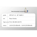 Pikkukuva 3 / 5: LAVA 1102 14000KV harjaton moottori 22MM kaapeli moottori