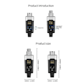 Miniatyrbild 2 av 5: Trådlöst XLR-mikrofonsystem för 48V kapacitiv mikrofon 1 till 2