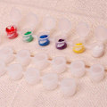 Miniatyrbillede 4 af 5: 20 strimler 120 potter malingsstrimler og 20 stykker pensler, 3 ml/0,17 oz