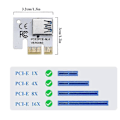 Pikkukuva 2 / 5: PCI-E 1X -sovitinkortti, PCI-Express X1 -paikka (VER008S, 5 kpl)