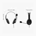 Miniatyrbild 1 av 5: Callcenter-headset med brusreducerande mikrofon för Zoom Skype-kontor
