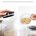 Miniatyrbild 4 av 5: Matburk Dispenser Säker Lufttät Hög Kapacitet Spannmål Cereal Hink Dispenser för Kök Matförvaring Cereal Hink C