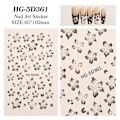 Miniatyrbild 5 av 5: Mirad Devil's Flower Nagelstickers 3D Relief Style 1