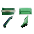 Miniatyrbild 5 av 5: 32-kanals Modbus RTU RS485 Relä Switch Board UART Seriell Port Modul DIN-skena Box PLC Expansionskort