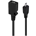 Miniatyrbild 1 av 5: Mini 5P Typ C Hona till 8-Pin Mini B Hane Laddningskabel C