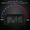 Miniatyrbild 3 av 5: NY Digital LCD Termometer Mätare Sond Sensor -50°C TILL +110°C Område