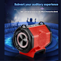 Miniatyrbillede 3 af 5: HIFI Bluetooth-højttaler 3D-stereo til 18-20V lithiumbatteri