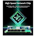 Miniatyrbild 2 av 5: 2.5GbE Ethernet Switch 5 Port 2.5G Nätverk Switch EU-kontakt