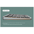 Miniatyrbild 1 av 5: Trådlöst tangentbord och mus-kit för IOS/Android/Windows Silver