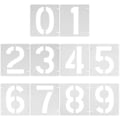 Pikkukuva 2 / 3: 10 Arkkia Numerosapluunoja Maalaamiseen Muoviset Maalaussapluunat Maalaistalon Sapluuna Numeromallit