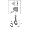 Miniatyrbild 2 av 5: 11258637807 Bilkolv + Plug Ring Kit för