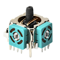 Miniatyrbild 4 av 5: 30 st 3D Joystick Potentiometrar + Joystick-kåpa för PS2 Spelkontroll