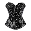 Pikkukuva 1 / 4: Seksikkäät korsettimekot naisille, plus-koko, ylitoppa burleski-korsetti ja minihame-setti, tutu-korsetti only Corset M