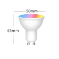 Miniatyrbild 2 av 5: Tuya Bluetooth Lampa Dimmbar 6W 220V Smart Life App Kontroll Spotlight Lampa Fungerar med Alexa 2st