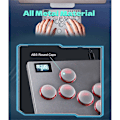 Miniatyrbild 5 av 5: 13 Tangenter Arkadspak All-Button Controller Joystick Controller Grå