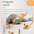 Miniatyrbild 3 av 5: Elektronisk Rörlig Leksak Mus Katt Självlek Present Gul