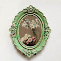 Miniatyrbild 1 av 3: Fotoram i harts i europeisk stil, väggmonterad bordsfotoram, heminredning