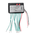 Miniatyrbild 1 av 5: DC12V-24V LED Strip Ljus Kontroller Hopp Vatten Burst Flash Häst Skylt Ljusande Ord Exponerad Ljuslåda RGB Kontroller