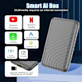 Miniatyrbild 2 av 5: Trådlös Carplay-adapter, trådbunden till trådlös adapter Smart AI-box