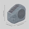 Miniatyrbild 2 av 5: Rockhögtalare Utomhus Vattentät Solcellsdriven Trådlös Bluetooth Portabel