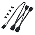 Miniatyrbillede 1 af 5: 1 til 4 ARGB Splitter Forlængerkabel Tilsluttes til 5V 3-Pin ARGB