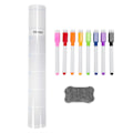 Miniatyrbild 3 av 5: A3 Magnetisk Whiteboard Torr Radering Kalender Set för Kylskåp 17X12 tum