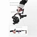 Miniatyrbild 5 av 5: För handhållen stabilisator expansionsgimbalfäste, hopfällbar 2-användning, C