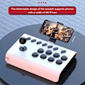 Pikkukuva 5 / 5: Joystick-ohjain, 3-tilan yhteys PS4/PS3/Xbox One/Switch -konsoleille (valkoinen/musta)