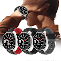 Miniatyrbild 5 av 5: 20/22mm Repskyddande Vattentätt Klockarmband Silikon Armbandsbyte Kompatibelt med HUAWEI GT2 Red 22 mm