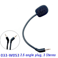 Miniatyrbild 2 av 5: Ersättnings 2,5 mm mikrofon för Astro A30 spelheadset gaminghörlurar mikrofon