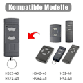 Miniatyrbillede 4 af 5: Håndholdt sender til garageport til HSE2 HSM4 HSM2 HSE4 HS2