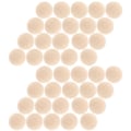 Miniatyrbild 4 av 4: 48 st Obehandlade Träpärlor DIY Hantverksmaterial Halva Träpärlor För Hantverk