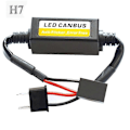 Miniatyrbild 4 av 4: 2st 9V-36V H1 H4 H7 9005/9006/9012 LED-dekoder Billampor INGET Fel Canbus-kabel Varningsavstängare Dekoder