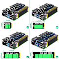 Miniatyrbild 5 av 5: 3 i 1 Combo M.2 NVMe till PCIe Adapter med Kylfläkt och Automatisk Missfärgning LED för 5
