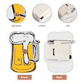 Pikkukuva 2 / 2: LED Decor The Flash Lahjakassit Badge Oktoberfest Pins Oluttuoppi Rintaneula Oluttuoppi LED-nasta