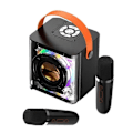 Pikkukuva 2 / 5: Mini Karaoke -laite Bluetooth-kaiutin värikkäillä valoilla Surround A