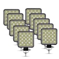 Miniatyrbild 2 av 5: 12V 24V LED Ljusramp 48W Arbetsljusramp Fyrkantig Spotlight för