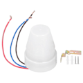 Miniatyrbillede 1 af 5: 220240V Lysstyring Fotocellesensor Kontakter 10A Automatisk Kontrolkontakt til Havelampe