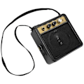 Miniatyrbild 3 av 5: Mini Gitarrförstärkare Högtalare 5W Stödjer Volym- och Tonjustering