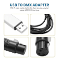 Miniatyrbild 5 av 5: DMX512 USB DMX-gränssnitt adapter LED scenbelysningskontroller