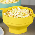 Miniatyrbild 3 av 5: Mikrovågspopcornskål Vikbar Popcornmaskin Hink Skål Röd