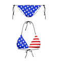 Miniatyrbillede 2 af 3: Strandsæt Kvinder USA Trekantet Badedragt G-streng Bøjle Kvinder Badetøj Badedragt Bikini Piger Strand Bikini