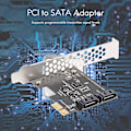 Pikkukuva 5 / 5: PCIe Express - SATA3.0 2-Port SATA III 6G -laajennuskortti