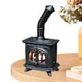 Miniatyrbild 5 av 5: 4 st Eldstad Ljusstake Värmeljus Konst Ljusstake för Vardagsrum