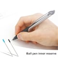 Miniatyrbild 2 av 5: Kulspetspenna Refiller Blått Bläck Medium Spets Penna Refiller Smidig Skrift Snabbtorkande Hållbar Spetsdesign Mångsidiga Refiller Gelpennatillbehör Black 40pcs