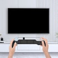Miniatyrbild 3 av 5: för Switch2 Portal Fodral med Ställ TPU Skyddande Skal Stöttåligt White